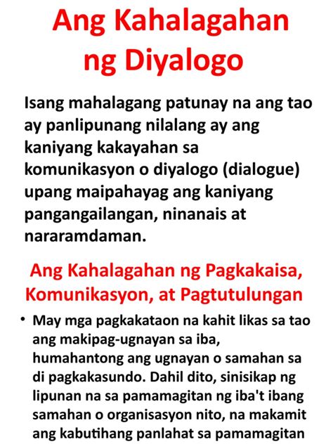 ano ang kahalagahan ng pagtutulungan